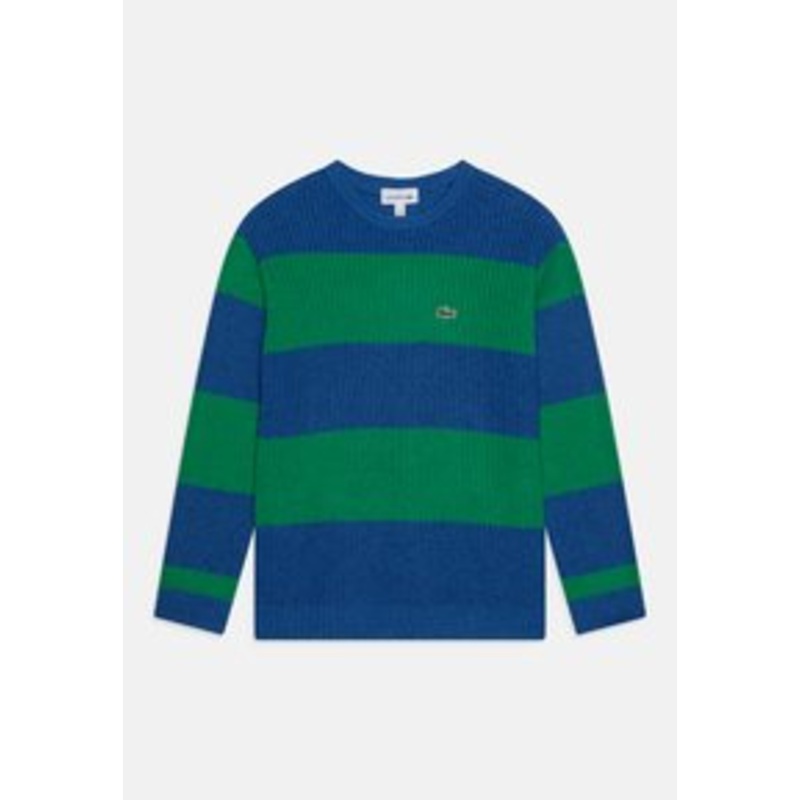 Lacoste WINTER ELEVATED ESSENTIAL UNISEX – Strickpullover – lazuli/fluorine green/grn
