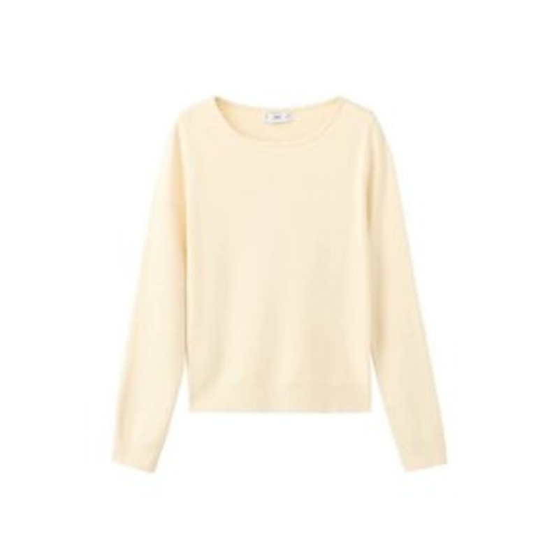 Mango ADULT – Strickpullover – light yellow/hellgelb