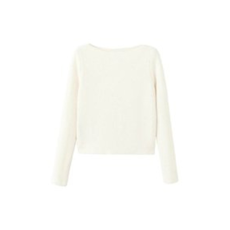 Mango Strickpullover – off-white/offwhite