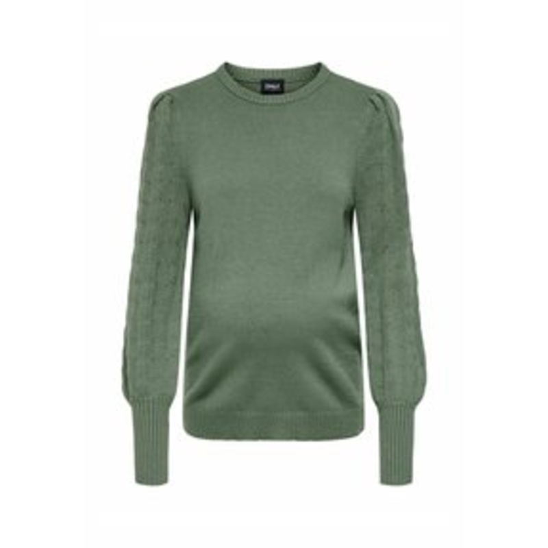 ONLY MATERNITY PULLOVER OLMMATTI – Strickpullover – agave green/grn