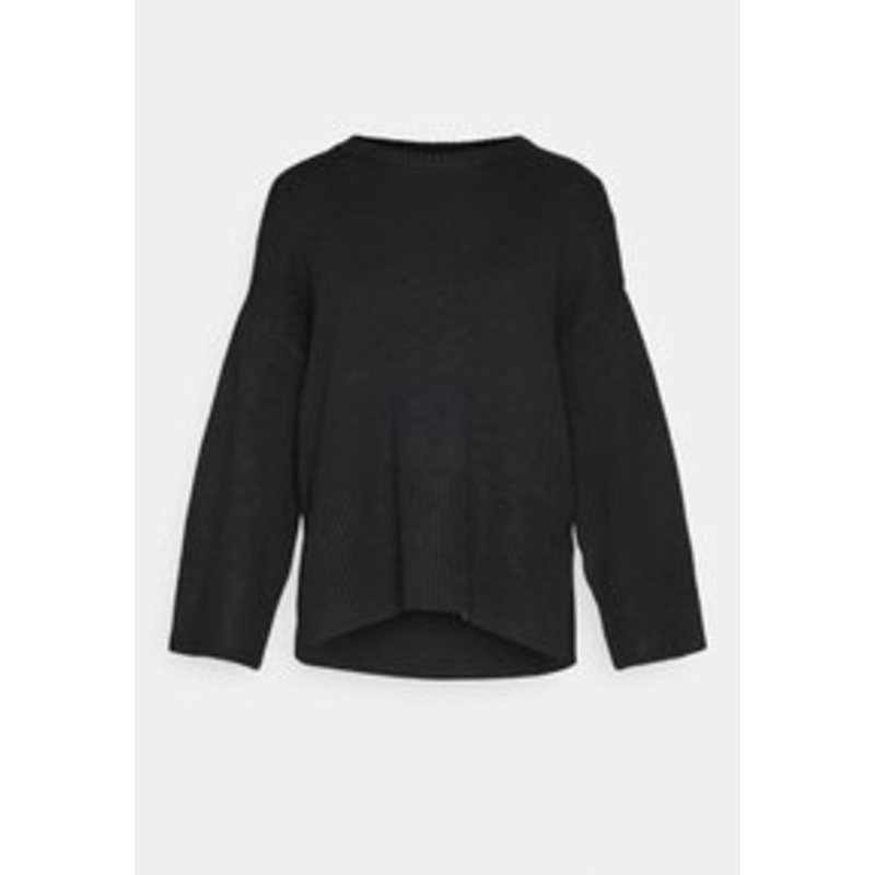 ONLY ONLLOUISE LONG – Strickpullover – black/schwarz