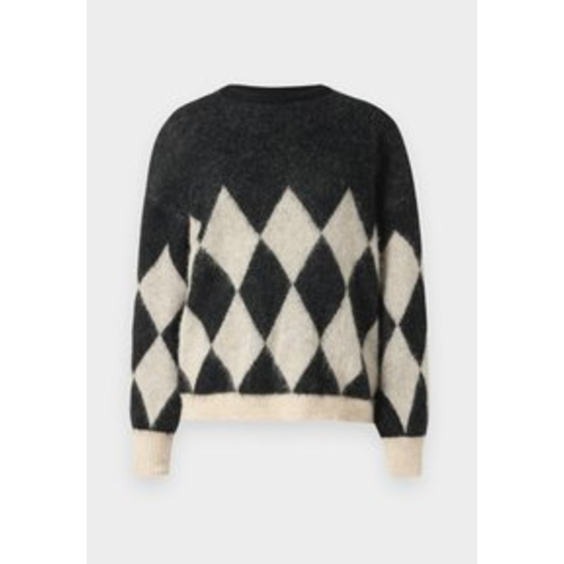 ONLY ONLNOEME LIFE O NECK – Strickpullover – black/schwarz