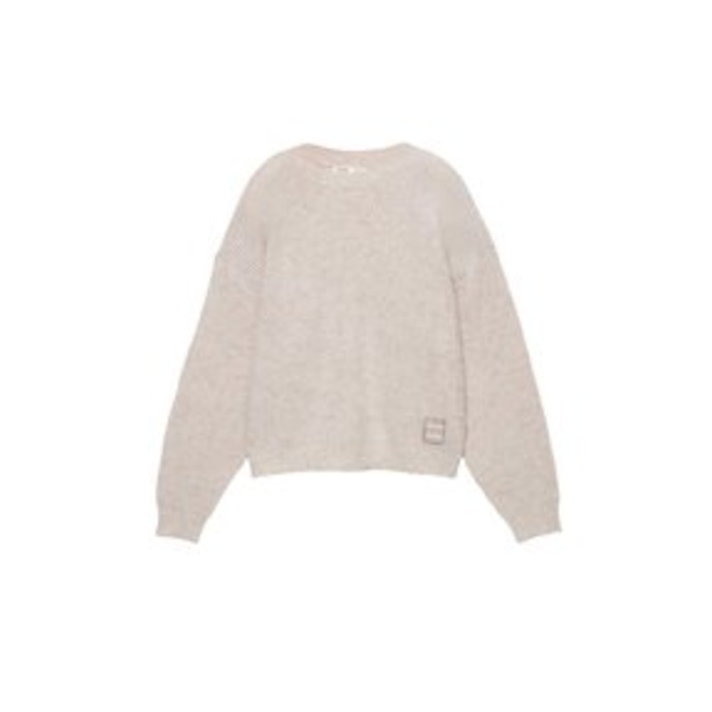 PULL&BEAR PURL – Strickpullover – sand