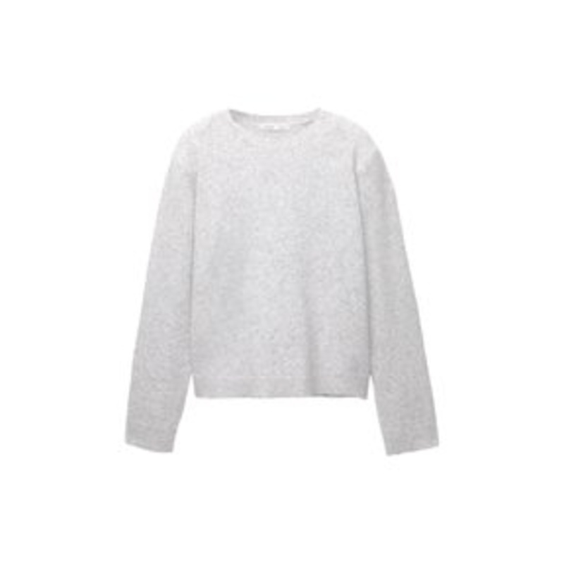 PULL&BEAR SOFT – Strickpullover – light grey/hellgrau