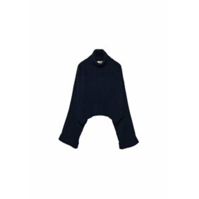 Stradivarius Strickpullover – dark blue/dunkelblau
