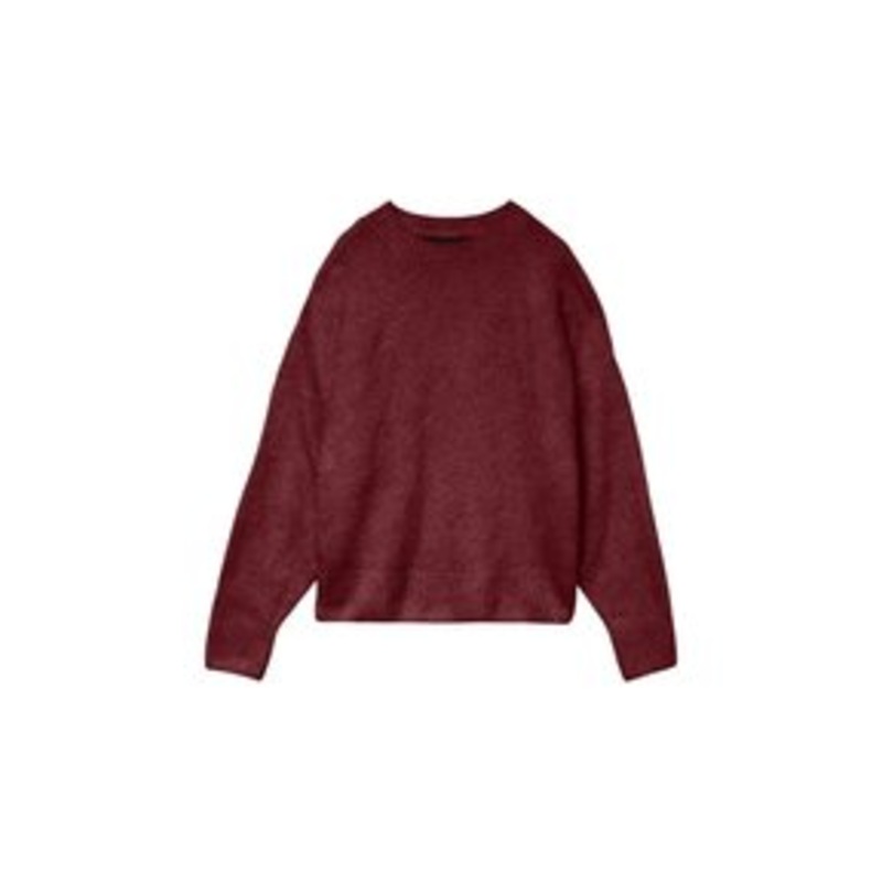 Vero Moda VMBOOM – Strickpullover – tawny port/dunkelrot