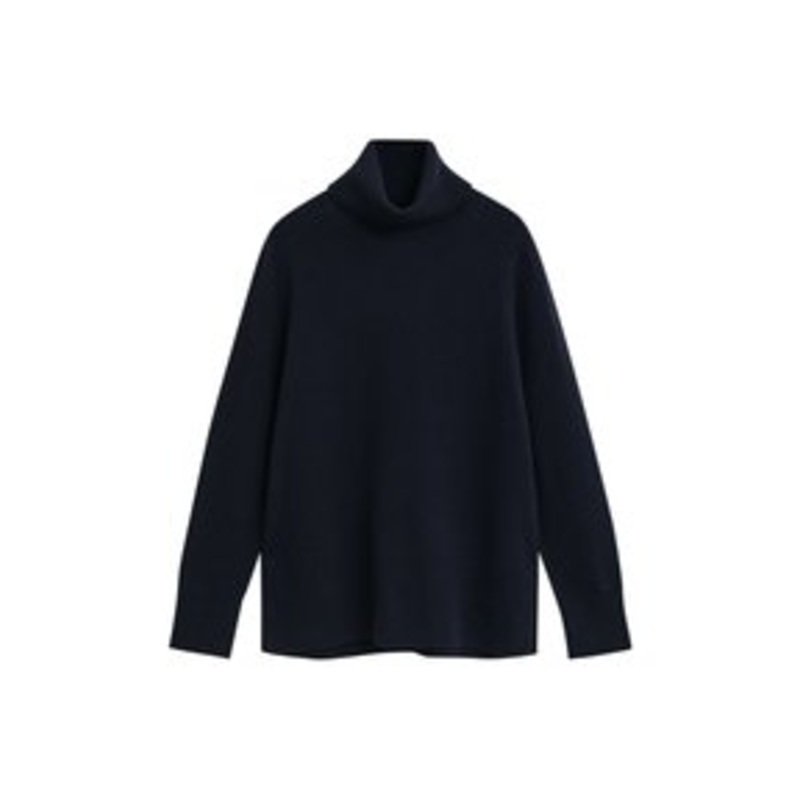 GANT TURTLENECK – Strickpullover – evening blue/dunkelblau