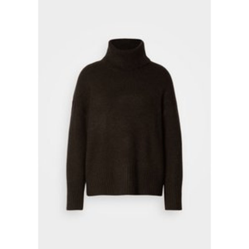 Gina Tricot LONG SLEEVE SWEATER – Strickpullover – chocolate brown/dunkelbraun