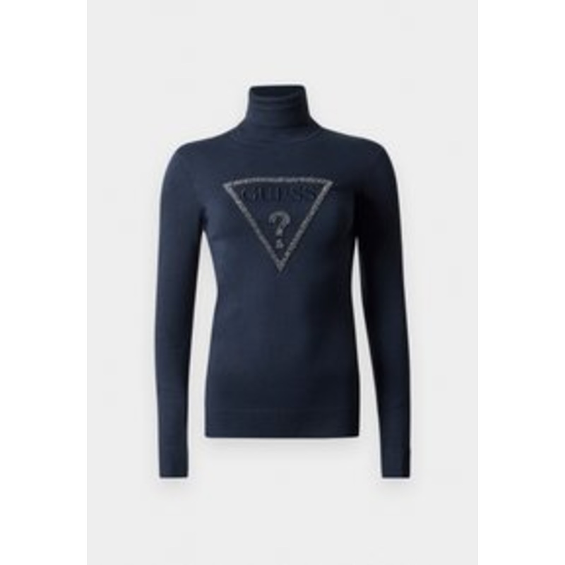 Guess MELANIE TRIANGLE LOGO – Strickpullover – suiting blue/blau