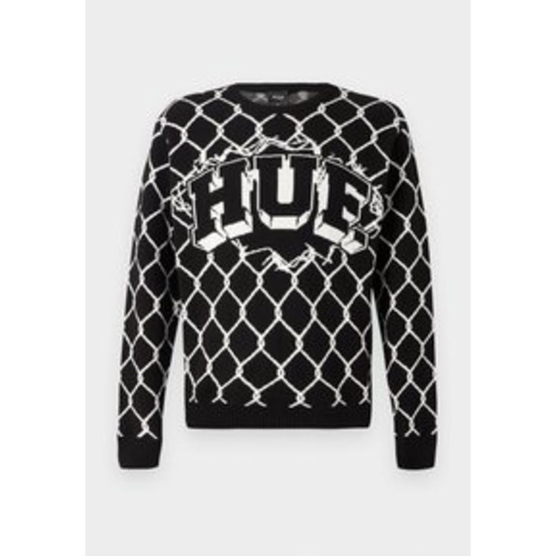 HUF BREAKTHROUGH CREW NECK SWEATER UNISEX – Strickpullover – black/schwarz