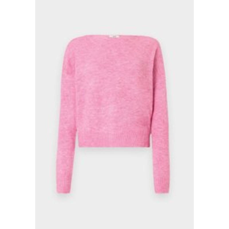 JDY JDYELANORA L/S V-NECK NOOS – Strickpullover – pink cosmos melange/pink