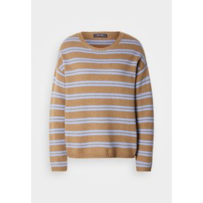 Mos Mosh TWO STRIPE – Strickpullover – true camel/camel