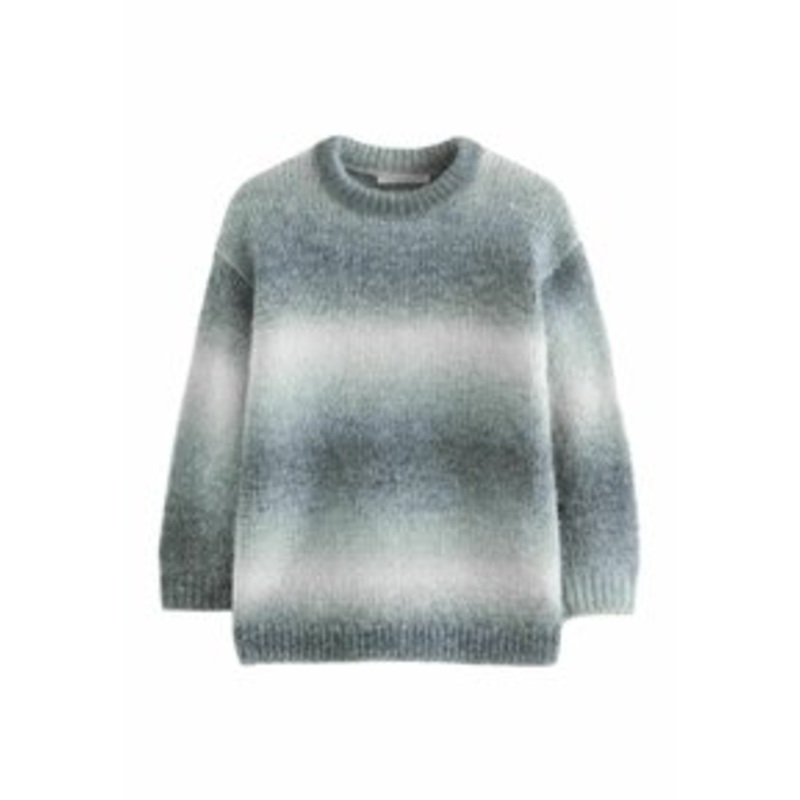 Next CREW NECK – REGULAR FIT – Strickpullover – grey ombre/grau
