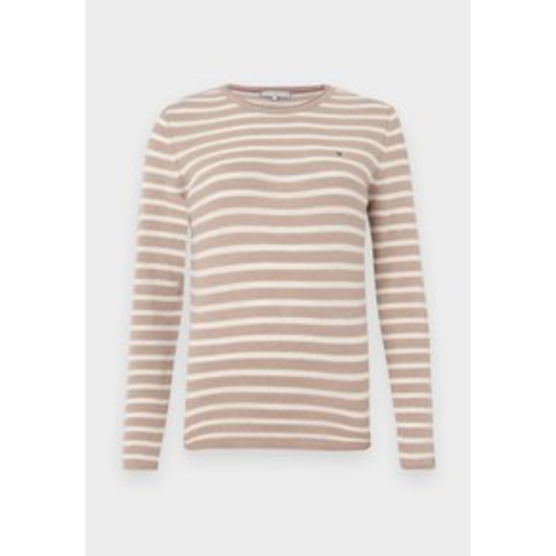 Tommy Hilfiger Strickpullover – safari/ivory petal/mehrfarbig