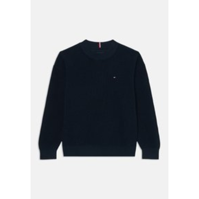 Tommy Hilfiger TEXTURE – Strickpullover – dark night navy/dunkelblau