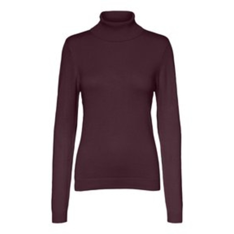 Vero Moda VMGLORY ROLLNECK  – Strickpullover – winetasting/bordeaux