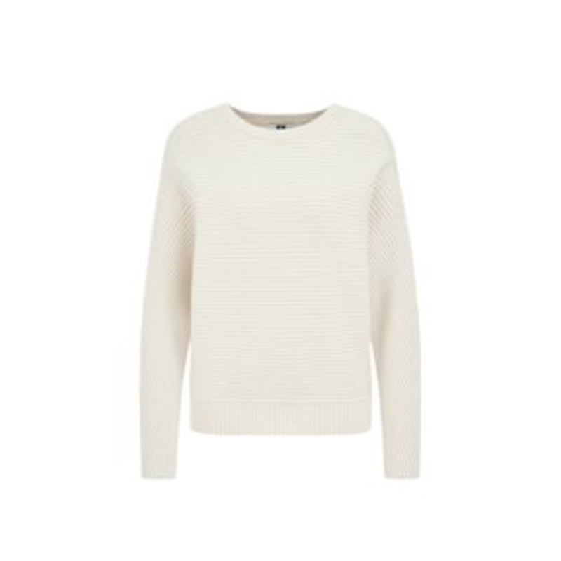 WE Fashion Strickpullover – off white/offwhite