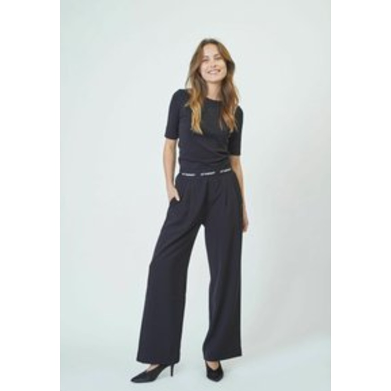 Co’couture AMINACC LOGO PANT – Stoffhose – black/schwarz