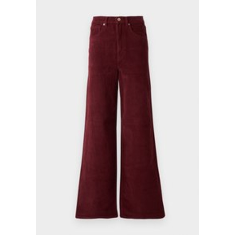 ONLY ONLHOPE GLOBAL WIDE – Stoffhose – cabernet/dunkelrot