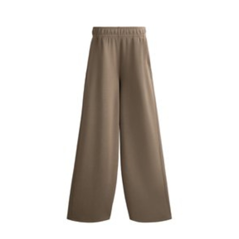 OYSHO SOFT-TOUCH SIDE RIB STRAIGHT-LEG – Stoffhose – brown/taupe