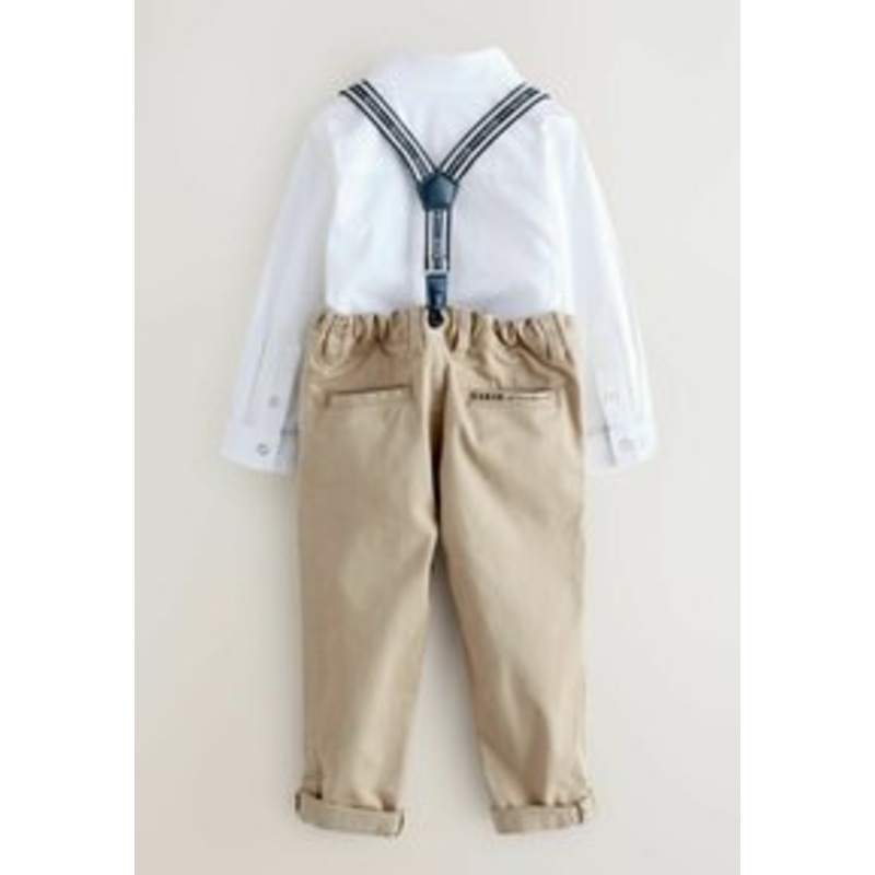 Baker by Ted Baker REGULAR FIT -SET  – Stoffhose – stone/beige-meliert