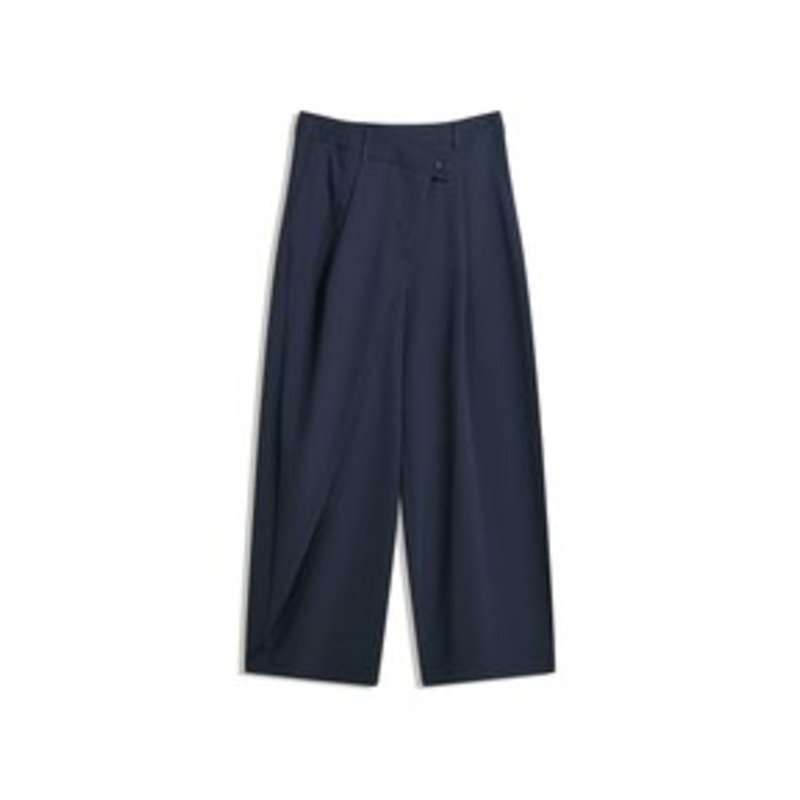 Bershka TAILORED FIT WITH CROSSOVER WAIST – Stoffhose – royal blue/royal