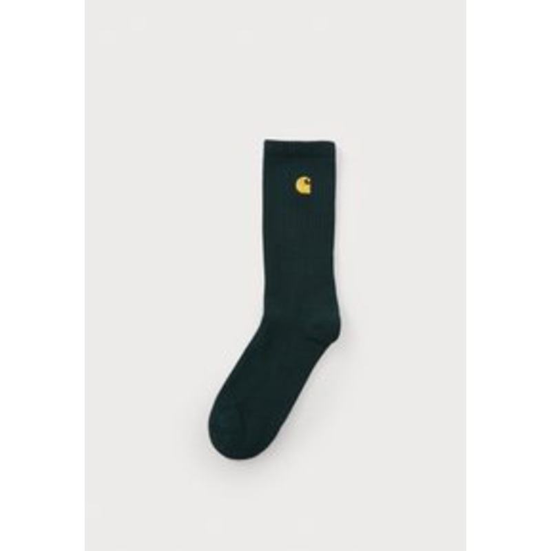 Carhartt WIP CHASE SOCKS UNISEX – Socken – deep lagoon/gold-coloured/dunkelgrn