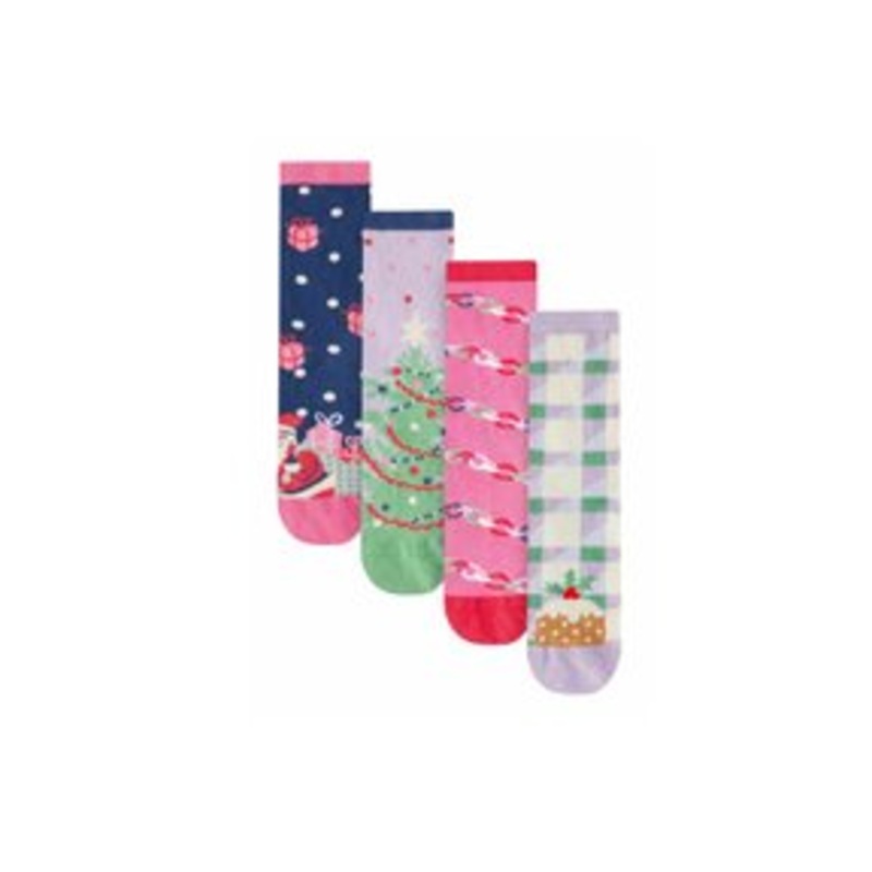 Cath Kidston CHRISTMAS 4 PACK – REGULAR FIT – Socken – pink
