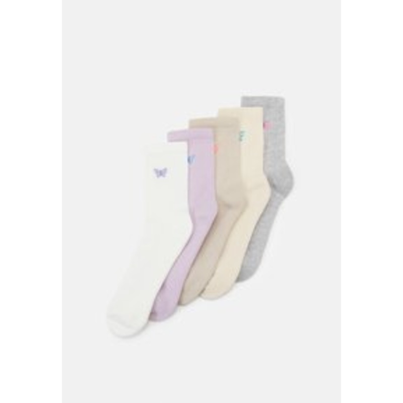 Even&Odd 5 PACK – Socken – white/grey/lilac/schwarz