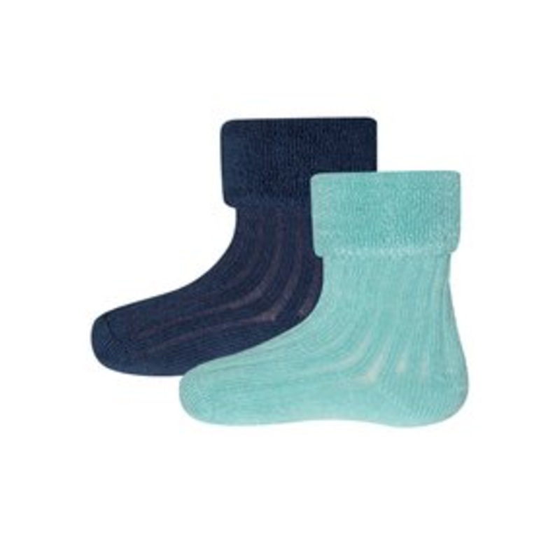 Ewers THERMO 2 PACK STRUKTUR – Socken – tinte arctic/blau