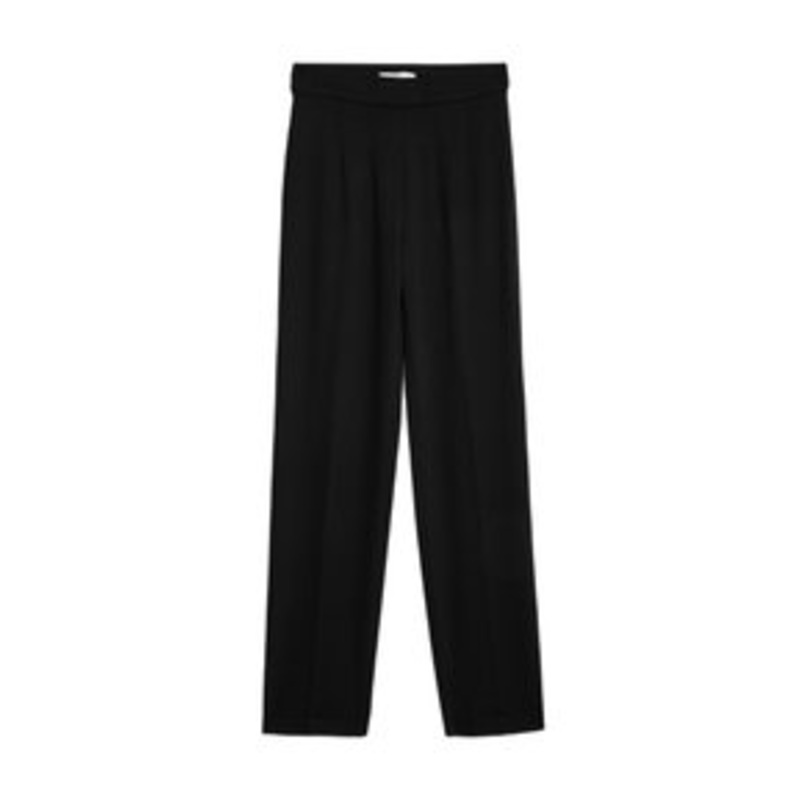 Marks & Spencer STRAIGHT LEG  WITH STRETCH – Stoffhose – black/schwarz
