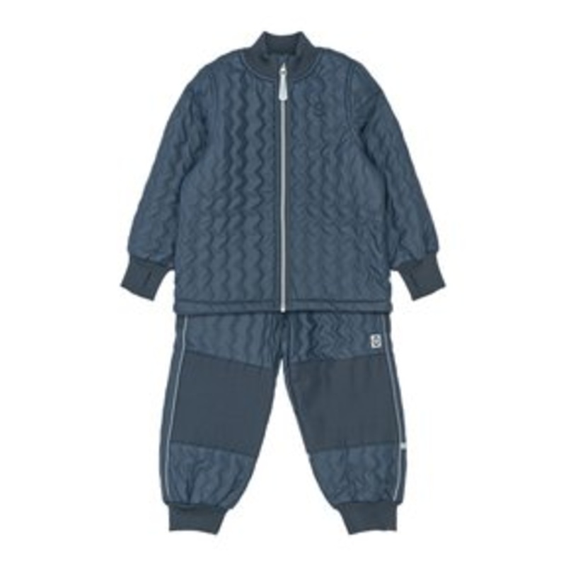 mikk-line SET – Stoffhose – blue nights/dunkelblau