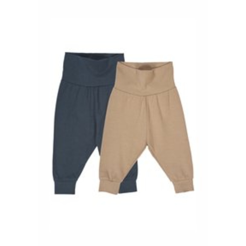 Msli by GREEN COTTON 2 PACK – Stoffhose – night blue-beige/blau