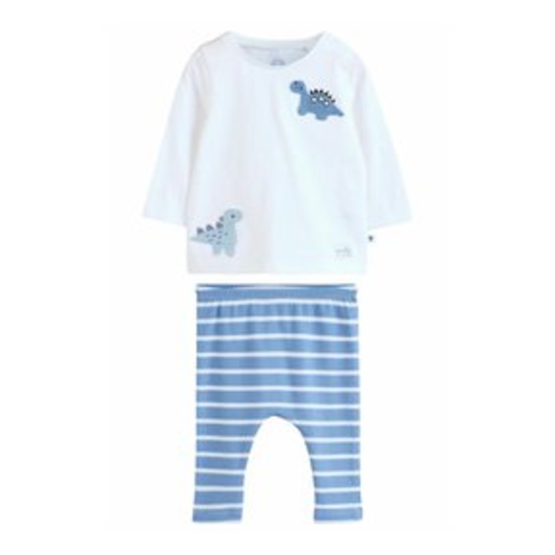 Next SET – REGULAR FIT – Stoffhose – blue dino/blau