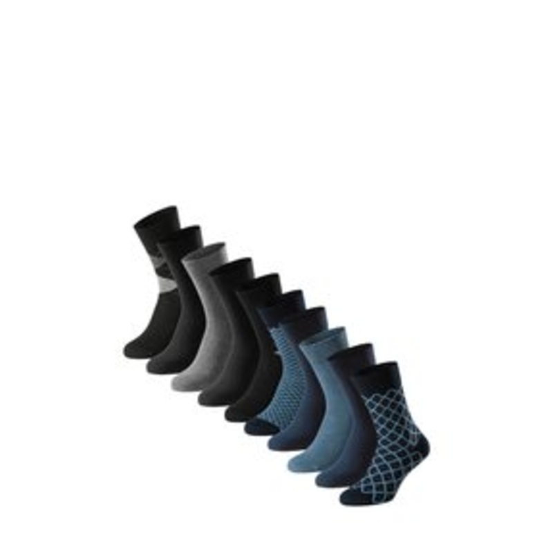Schiesser 10ER PACK BIRD – Socken – dunkelblau/grau/schwarz/dunkelblau