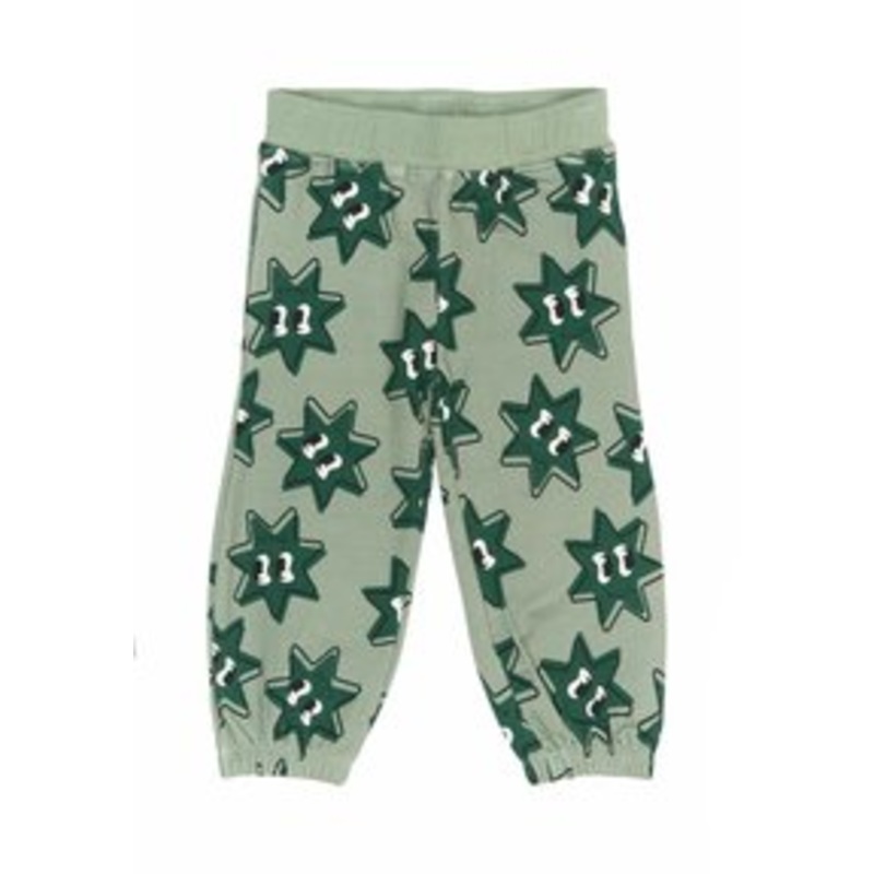 The New Siblings RAVI – Stoffhose – pad aop green/grn