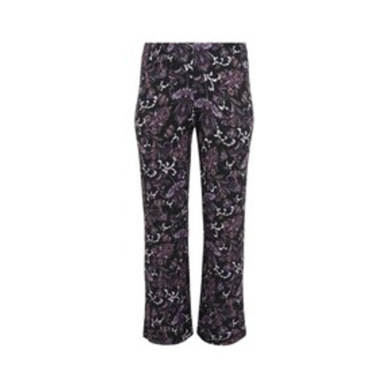 YOEK MIT DRUCK – Stoffhose – braun/hellbraun