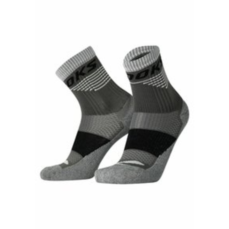 Brooks HIGH POINT CREW – Sportsocken – asphalt black/schwarz