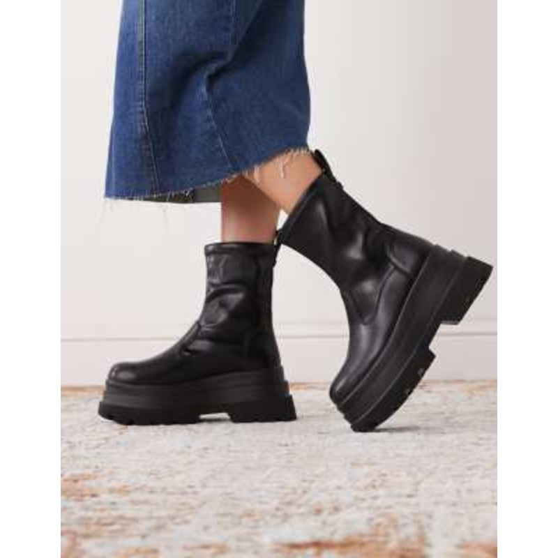 Buffalo Jupiter sock boots in black