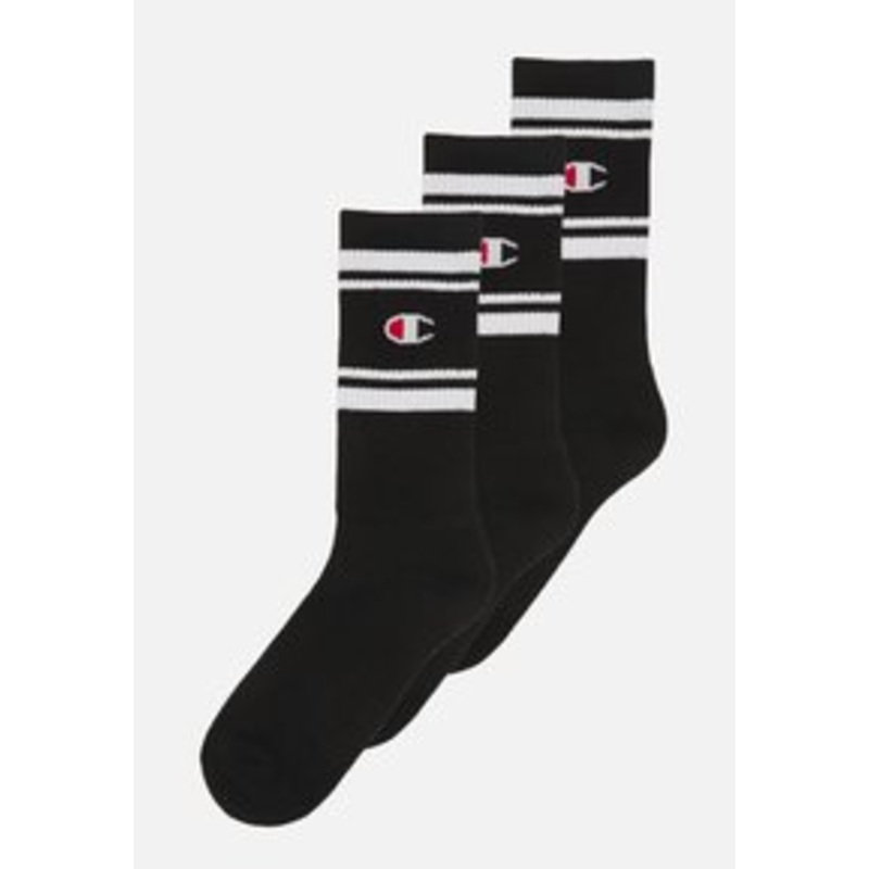 Champion SEASONAL CREW SOCKS UNISEX 3 PACK – Sportsocken – black/schwarz