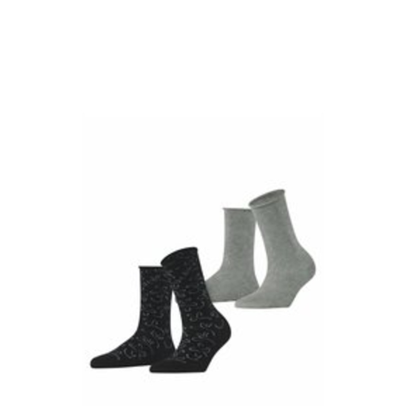 Esprit LINES 2-PACK – Socken – sortiment/hellgrau
