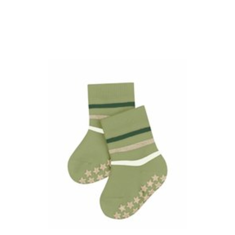 FALKE Baby Multi Stripe – Socken – ferngreen/beige