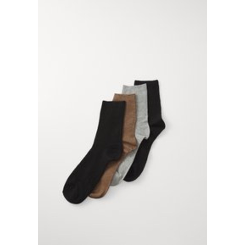 Pieces PCMARTA 4 PACK – Socken – black/taupe/grey melange/black/schwarz