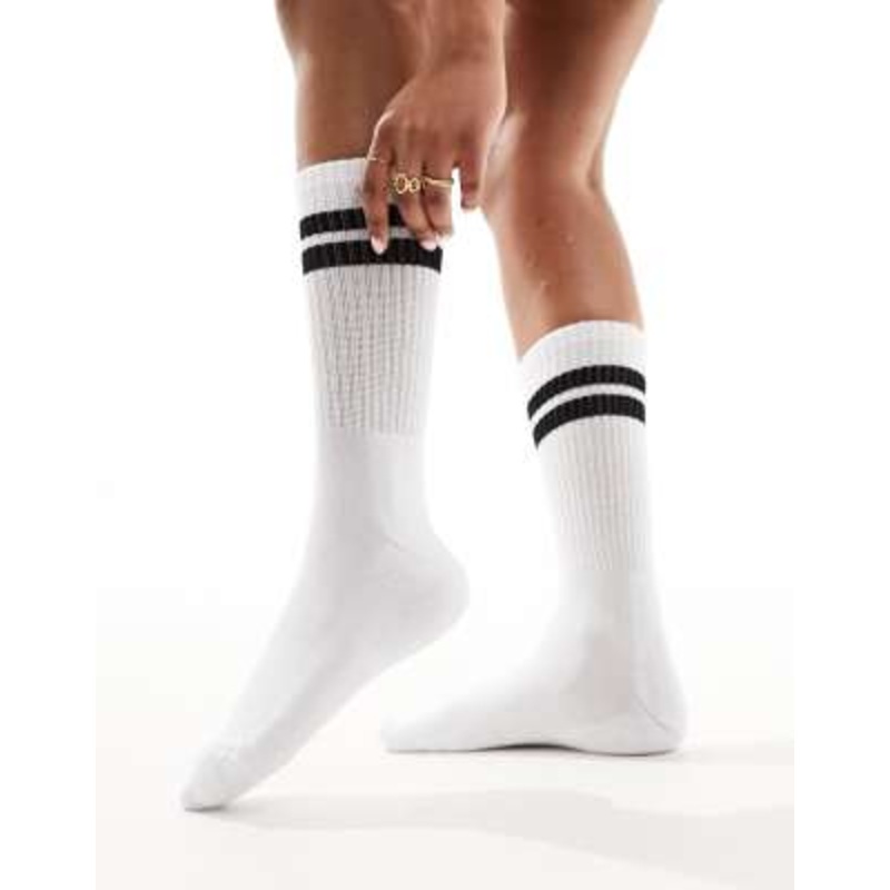 Vero Moda sport socks in white