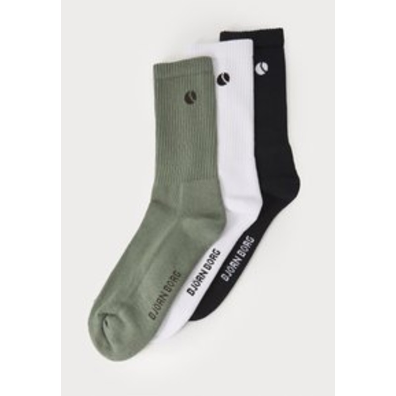 Bjrn Borg CORE CREW UNISEX 3 PACK – Socken – white/black/wei
