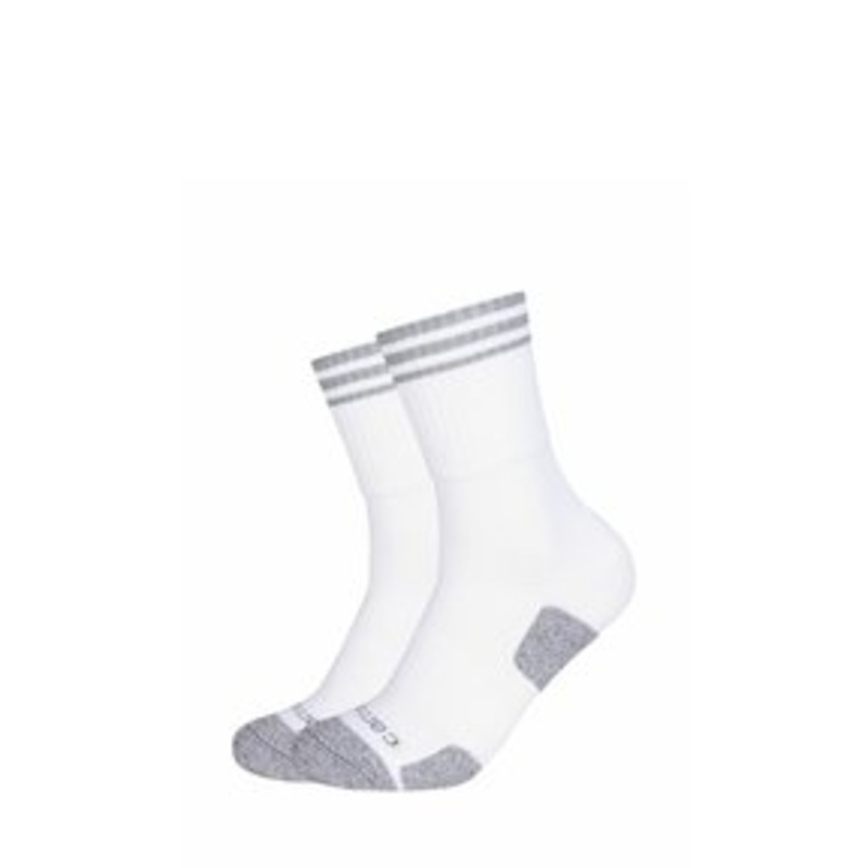 camano PERFORMANCE COOLMAX REFLECT 2ER PACK – Socken – white/wei