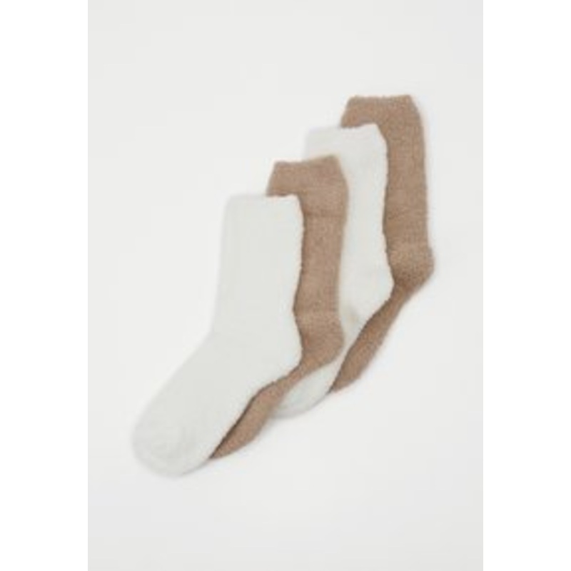 camano WOMEN COSY SOCKS 4 PACK – Socken – taupe