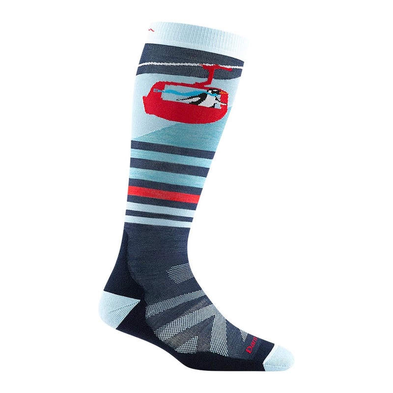 Darn Tough Kids Skipper Over-the-Calf Midweight Ski & Snowboard Sock