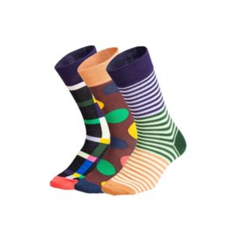 DillySocks PACK OF 3 – Socken – geo trio/orange