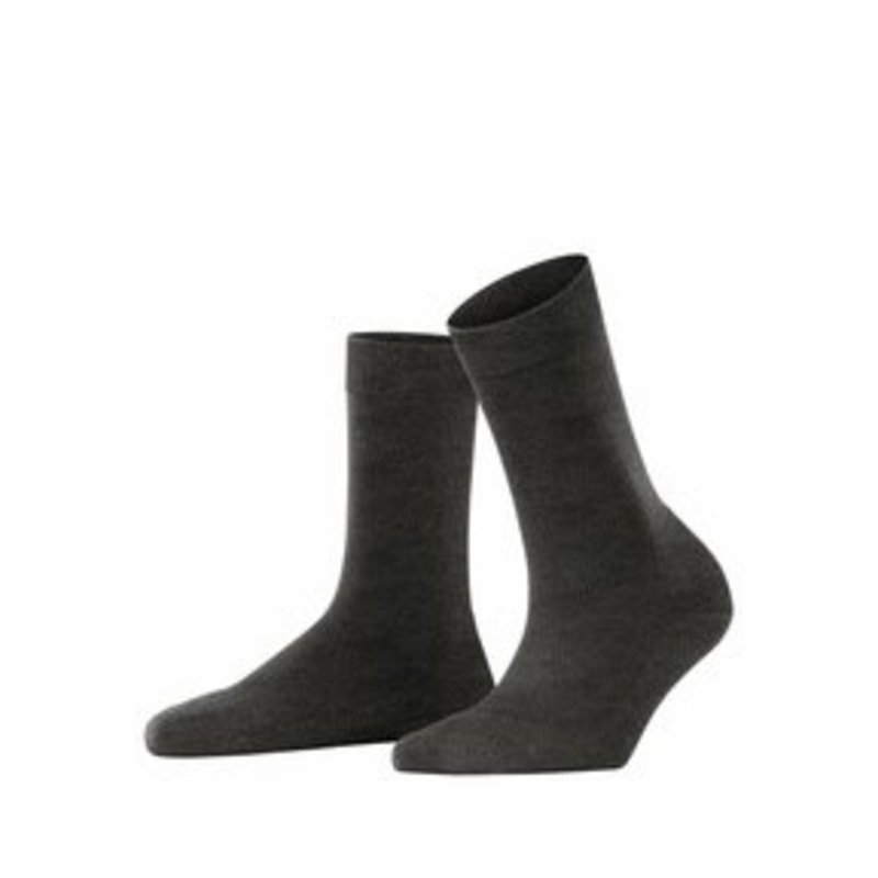 FALKE CLIMAWOOL – Socken – anthra mel/dunkelgrau-meliert